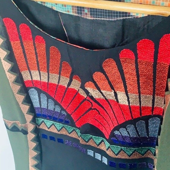 Anthropologie Ranna Gill embroidered dress - Picture 7 of 7